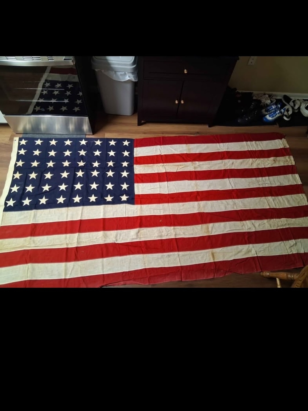 American Flag Home Décor Fabric - Red, White & Blue